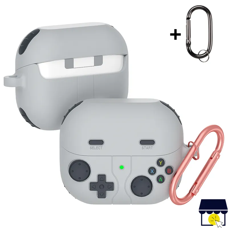 GENERICO - Case funda de silicona para Galaxy Buds 3 / 3 Pro - Gris