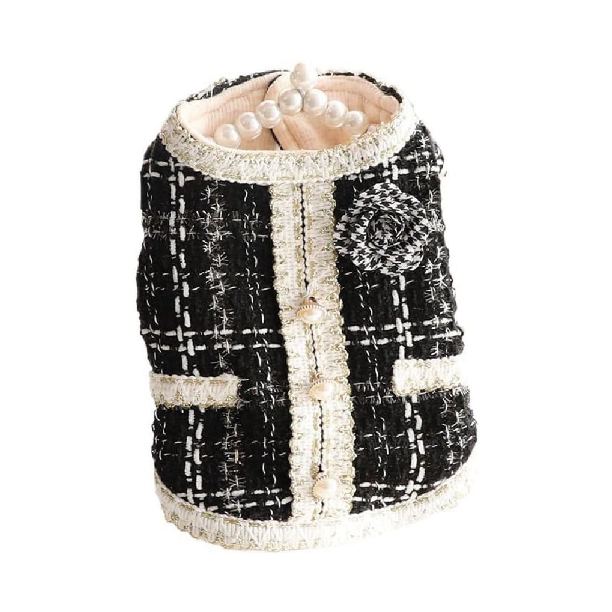 S&T - Ropa Para Perros Vestido Elegante Negro - Talla M