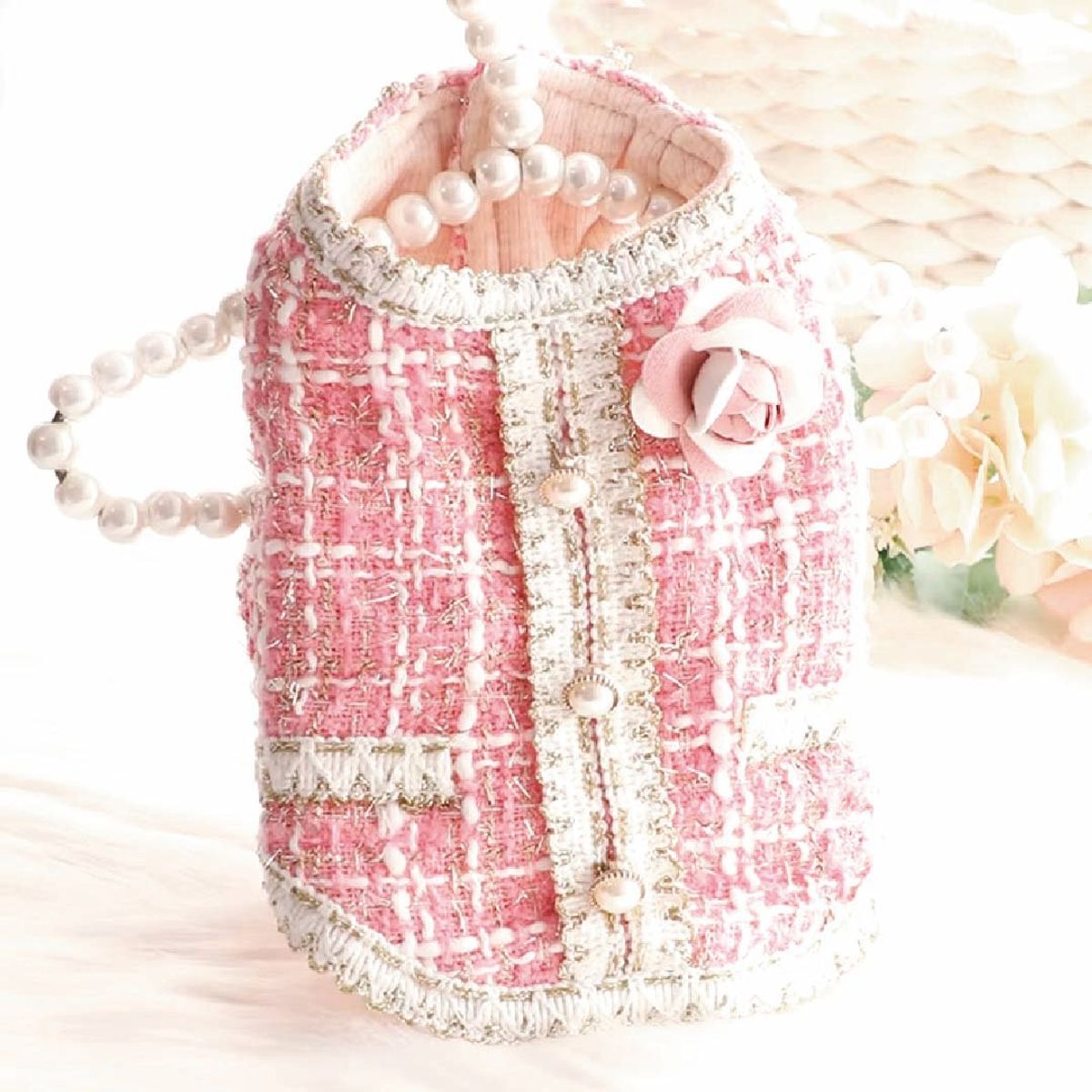 S&T - Ropa Para Perros Vestido Elegante Rosado - Talla M