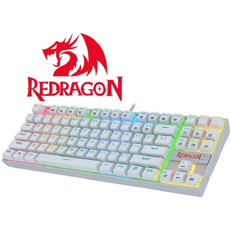 REDRAGON - Teclado Redragon KUMARA Rainbow K552W-KR-SP WHITE
