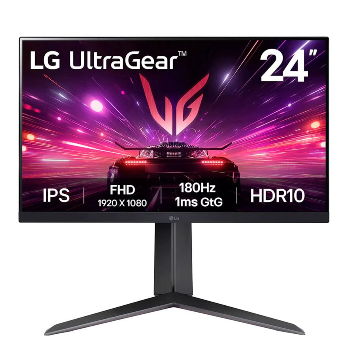 LG - Monitor Gamer LG 24 UltraGear Plano FHD IPS 1920x1080