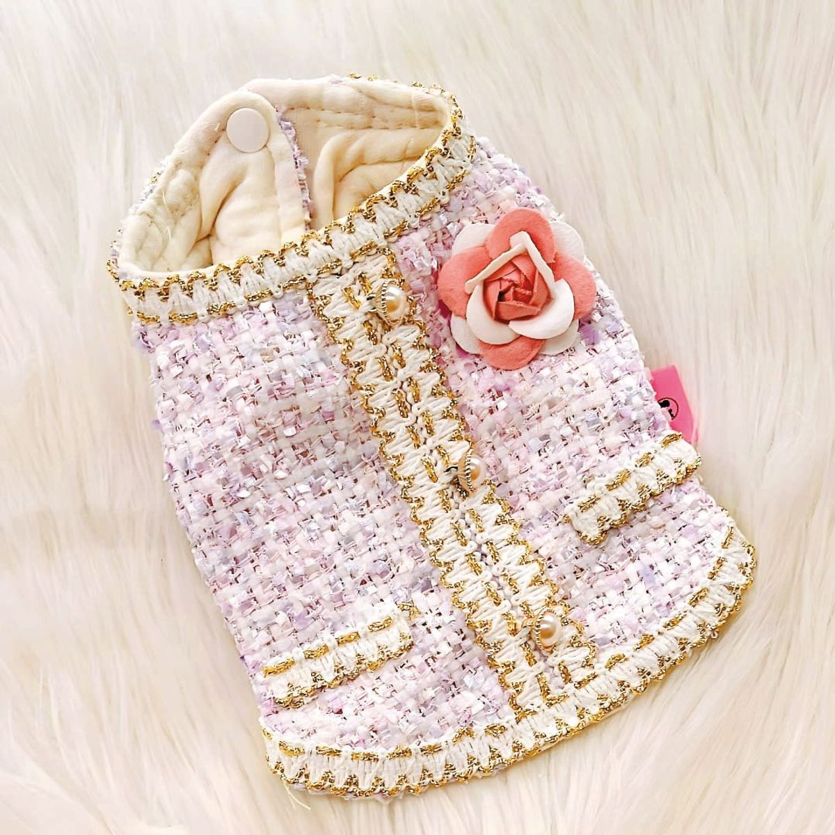 S&T - Ropa Para Perros Vestido Elegante Lila - Talla XL