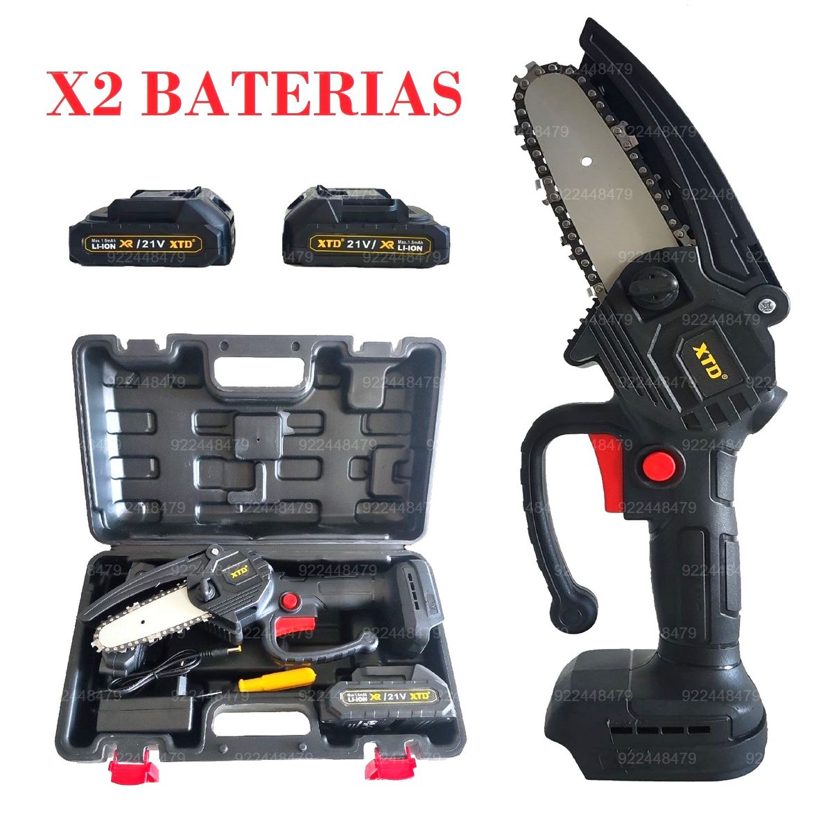 XTD - MINI MOTO SIERRA INALÁMBRICA 4 PULGADAS GARANTIZADO MARCA XTD