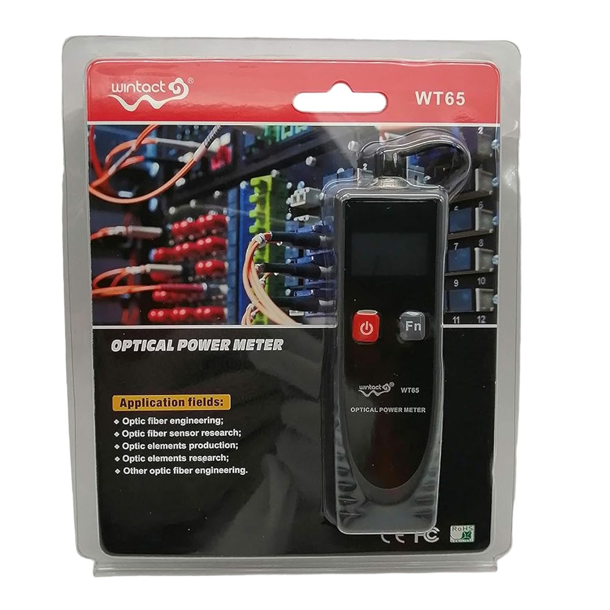 OEM - Mini Power Meter Medidor de Potencia Óptica - WINTACT WT65