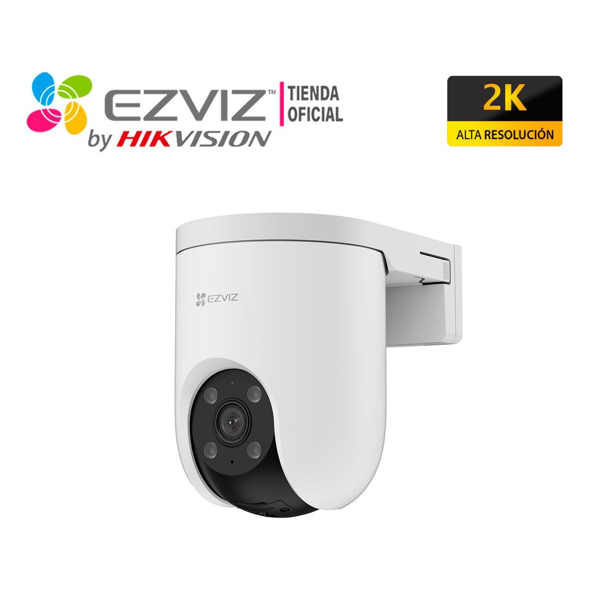 EZVIZ - Cámara Vigilancia Wifi H8C 3MP PoE Ezviz Giratoria 360 Noche Color