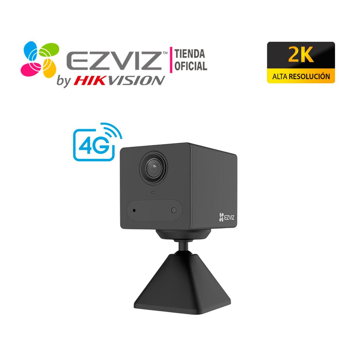 EZVIZ - Cámara CB2 4G 2K Ezviz Inteligente Bateria Inalámbrica Interior