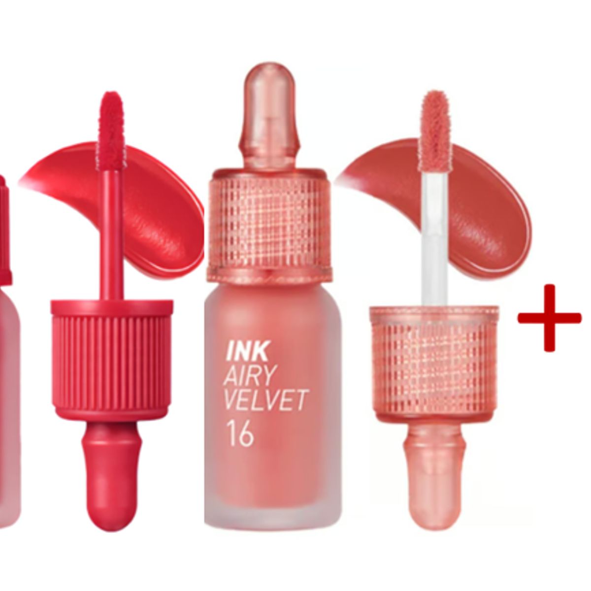 PERIPERA - PERIPERA INK AIRY VELVET SET RED PINK 01 Y 16