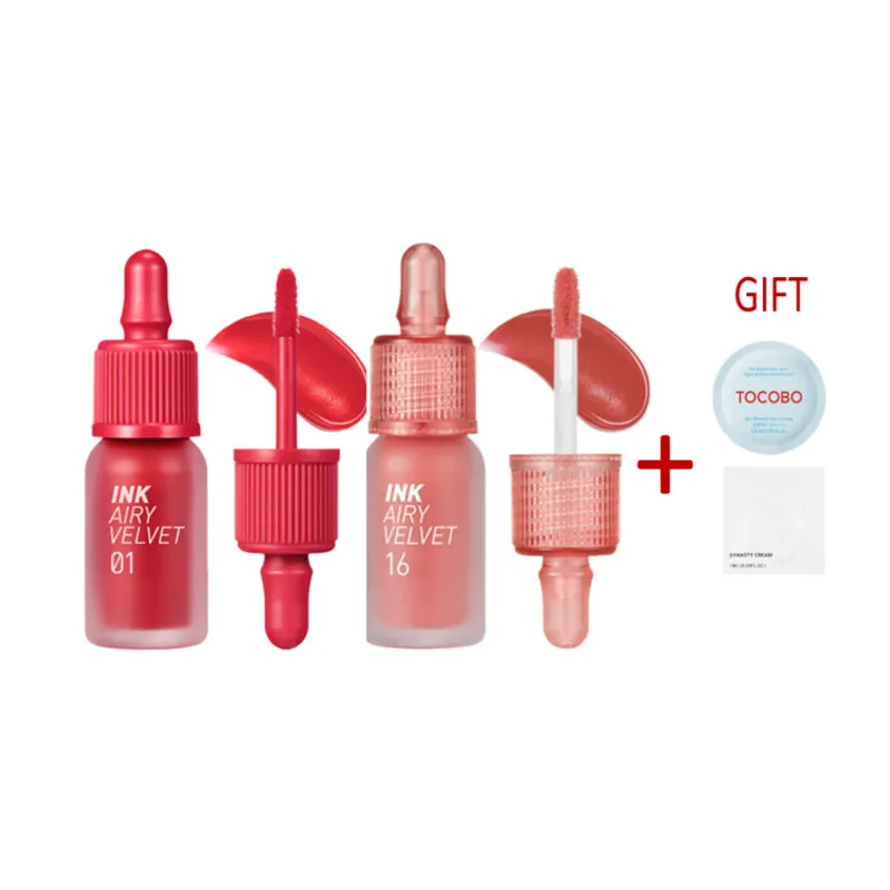 PERIPERA - PERIPERA INK AIRY VELVET SET RED PINK 01 Y 16