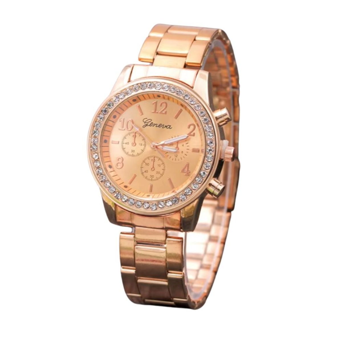 GENEVA - Reloj Pulsera Mujer Elegante Rosa