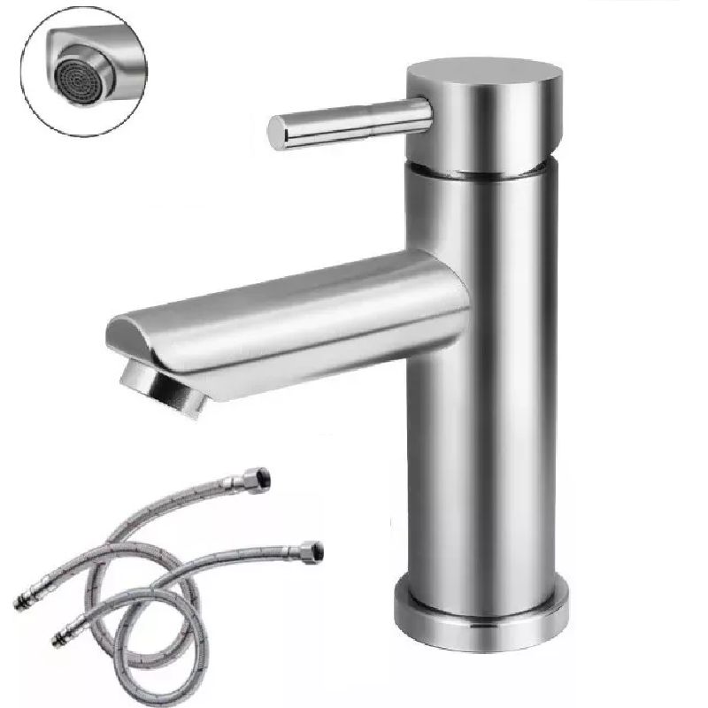 GENERICO - Grifo Mezcladora Pesada Agua friacaliente Acero Inox