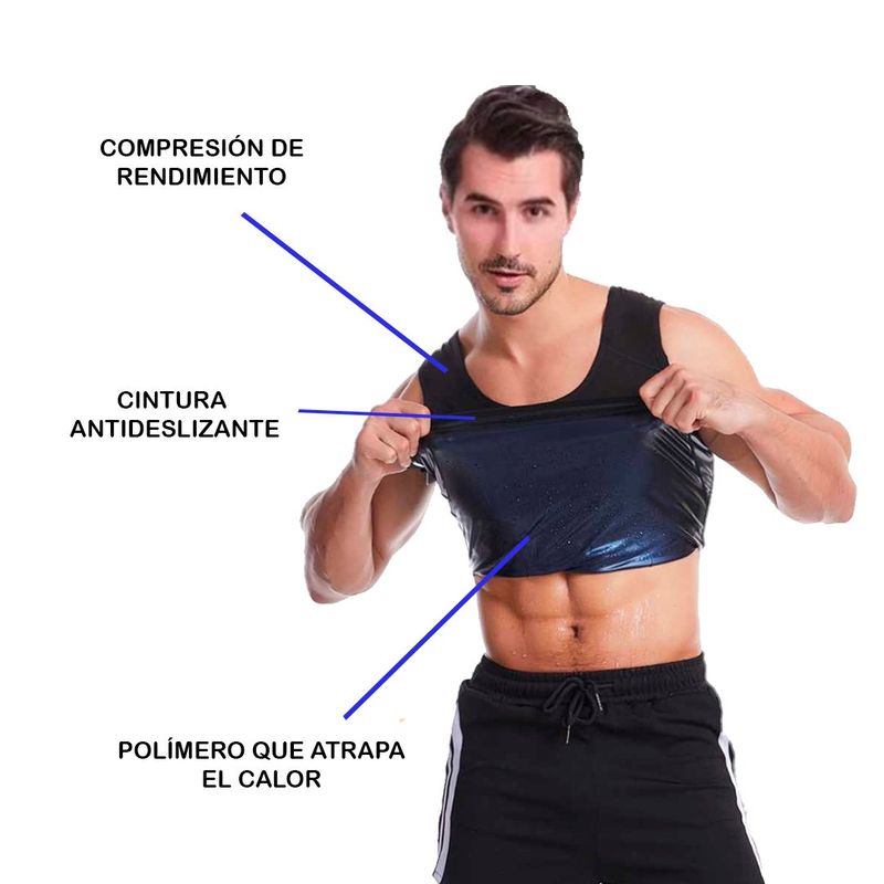 GENERICO - Chaleco Moldeador Sauna para Hombre