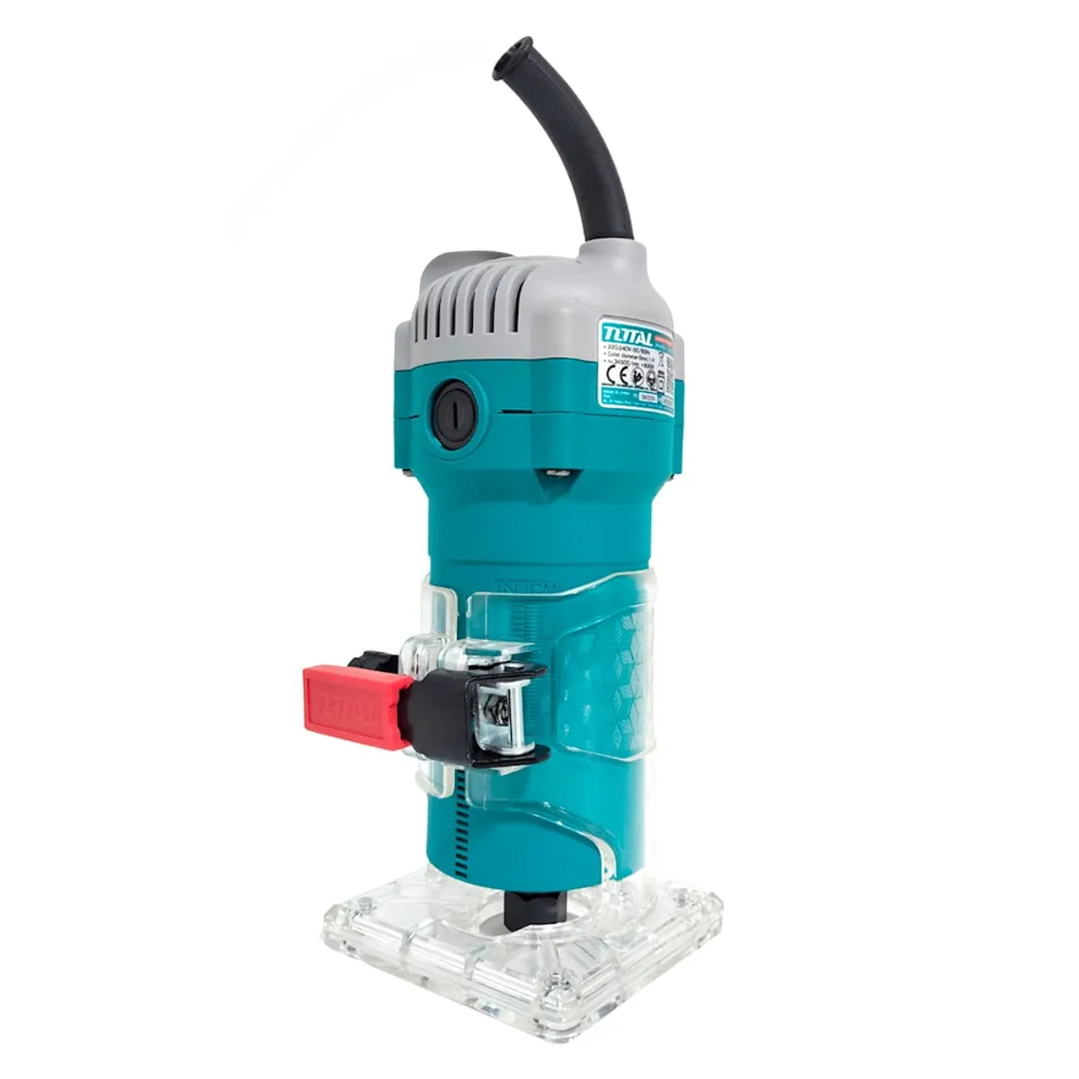 TOTAL TOOLS - RUTEADORA FRESADORA TUPI DE MANO PALMA 6MM ¼ TOTAL TLT6001 600W 34500rpm