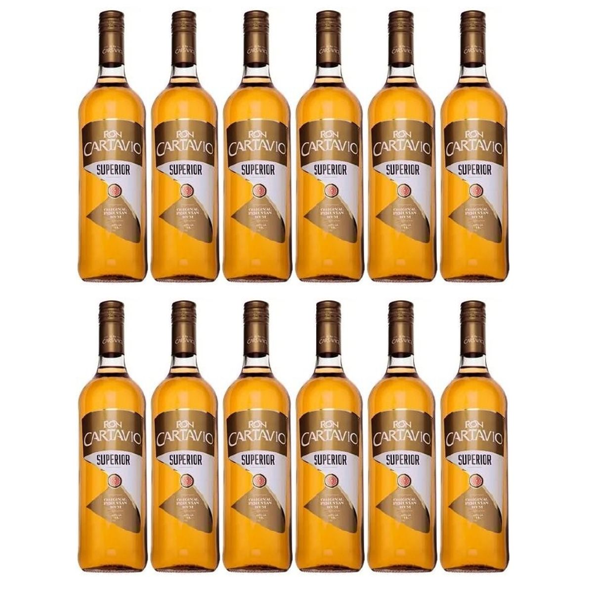 CARTAVIO - Ron Cartavio Rubio 750ml - 12 UND