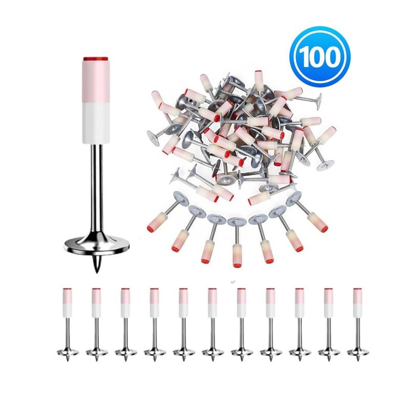 GENERICO - Clavos Fulminantes Para Pistola Remachadora De Impacto - 100 Piezas