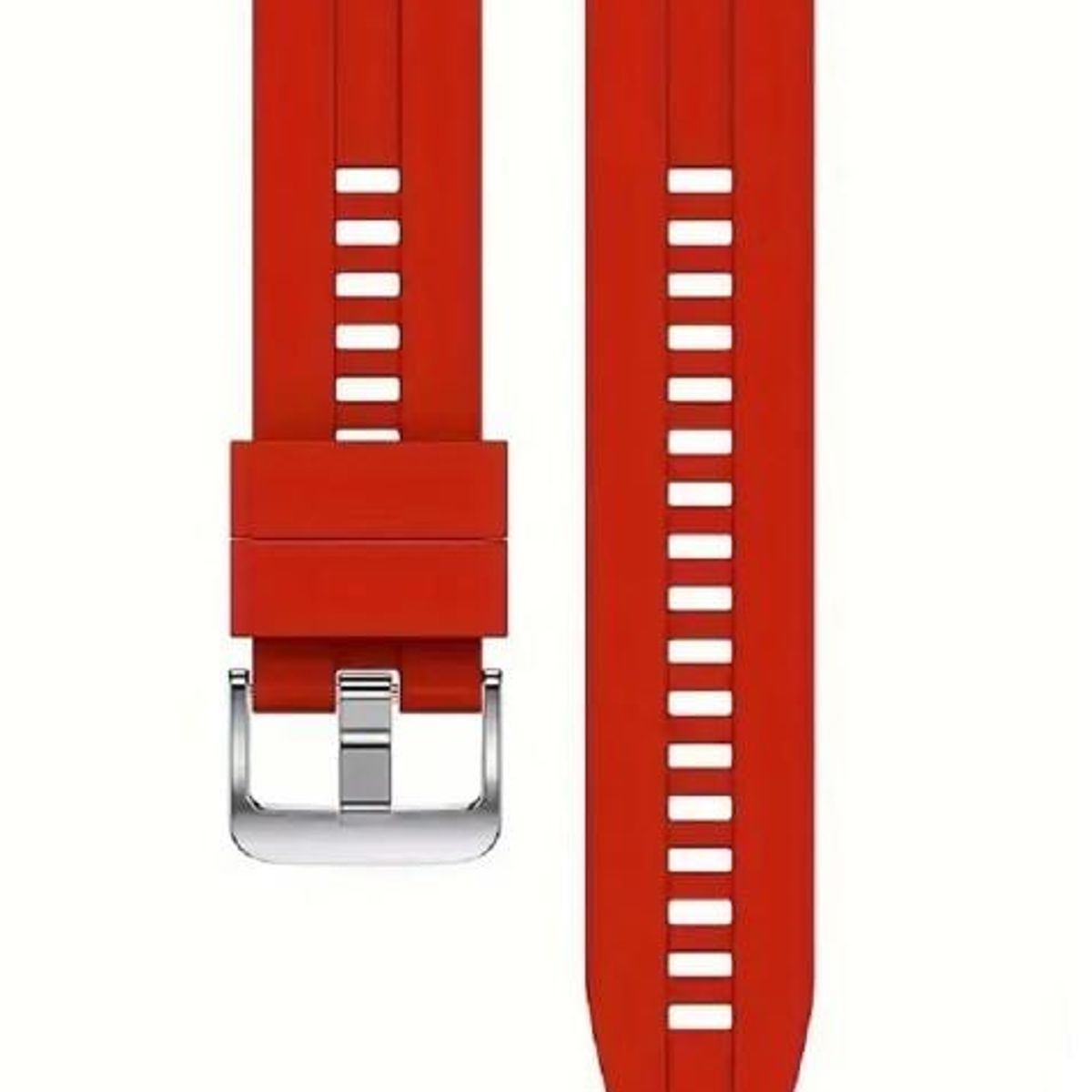 GENERICO - CORREA SILICON 22MM PARA HUAWEI WATCH GT 2 ROJO