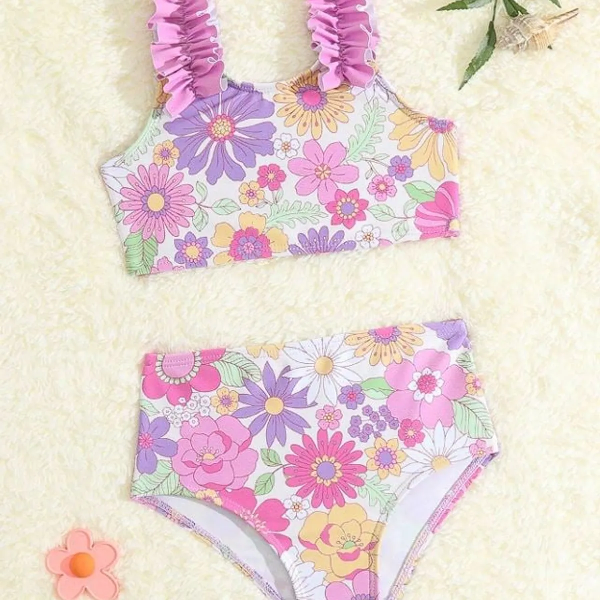 GENERICO - Ropa de Baño Flores Rosadas