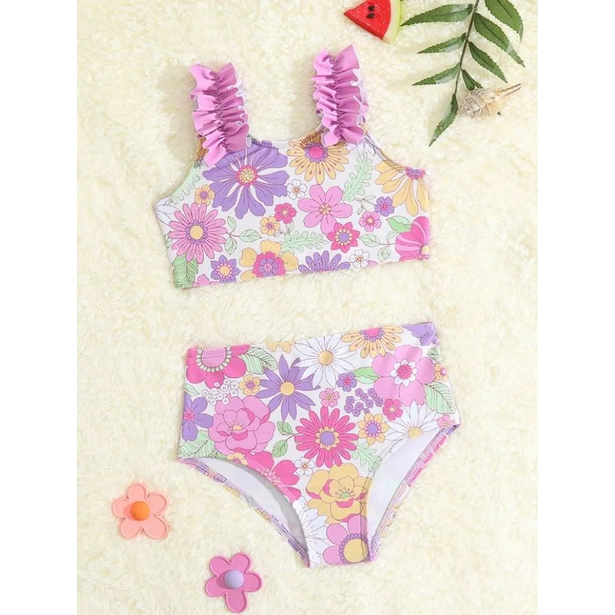 GENERICO - Ropa de Baño Flores Rosadas