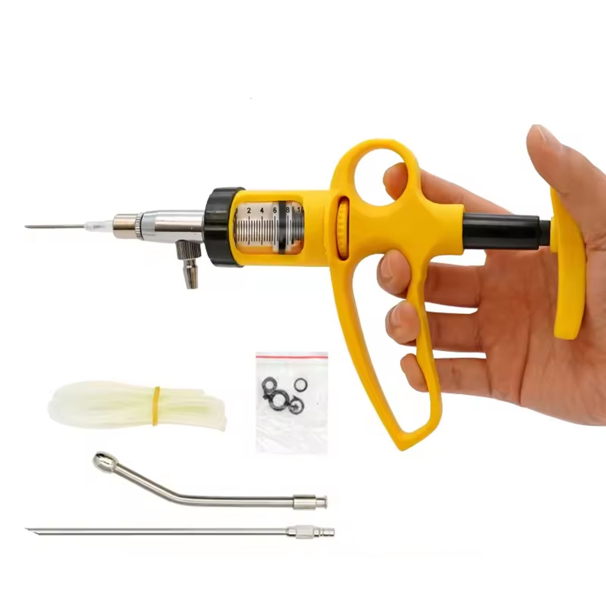 GENERICO - JERINGA VIAL CONTINUA 5 ML - INYECTOR DE GANADO