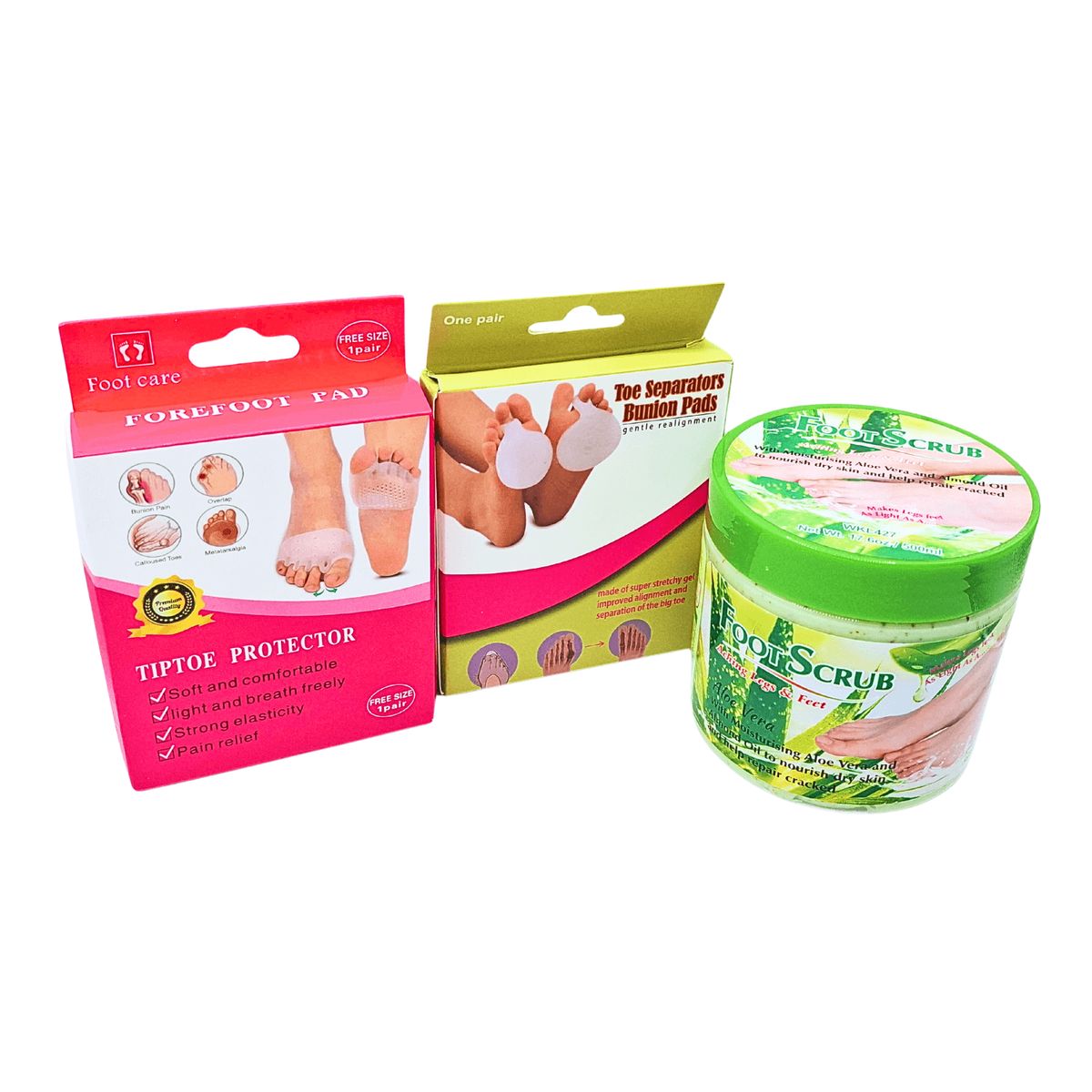 OEM - Pack Ortopedico y Exfoliante  para Pies