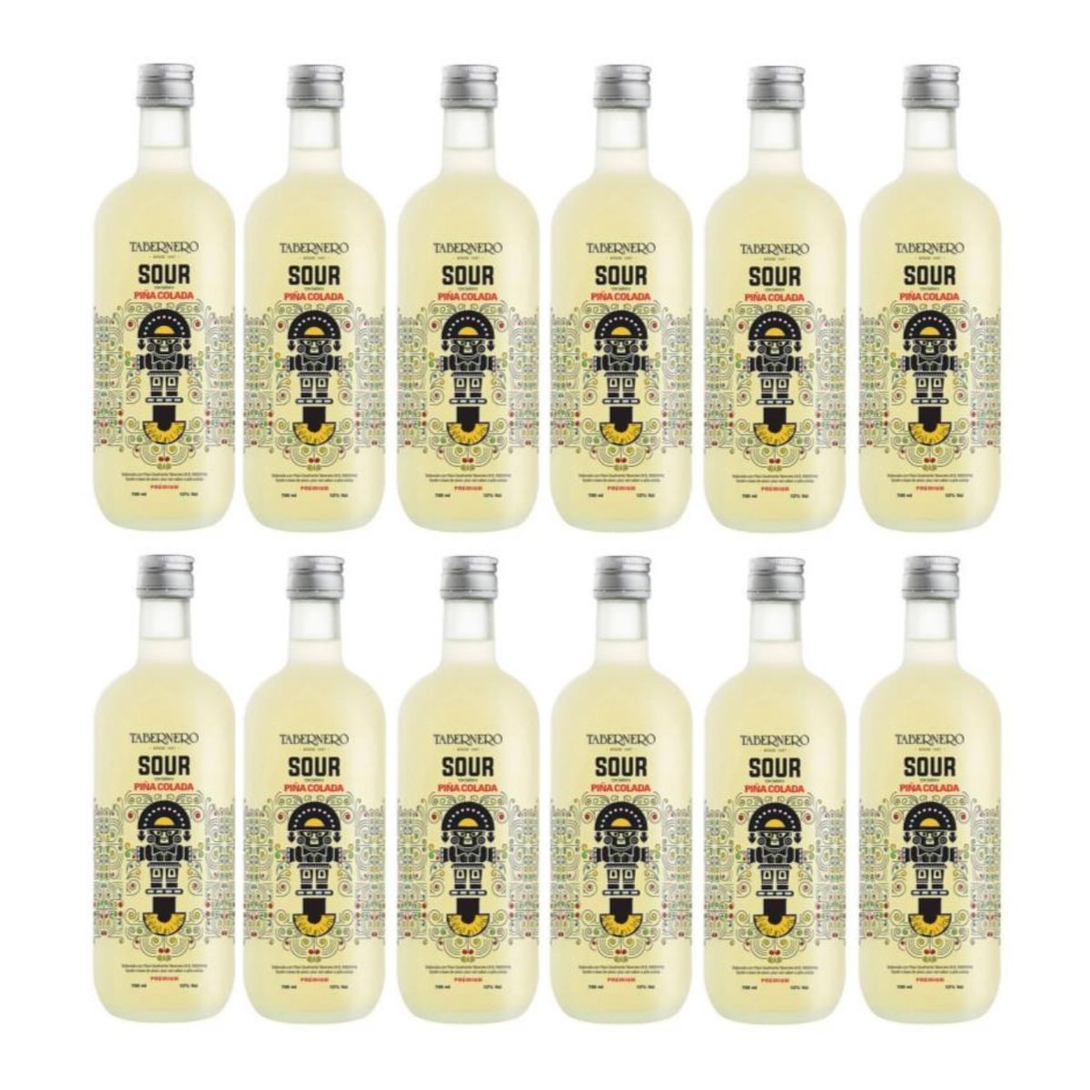 TABERNERO - Tabernero Sour Piña Colada 700 ml - 12 UND