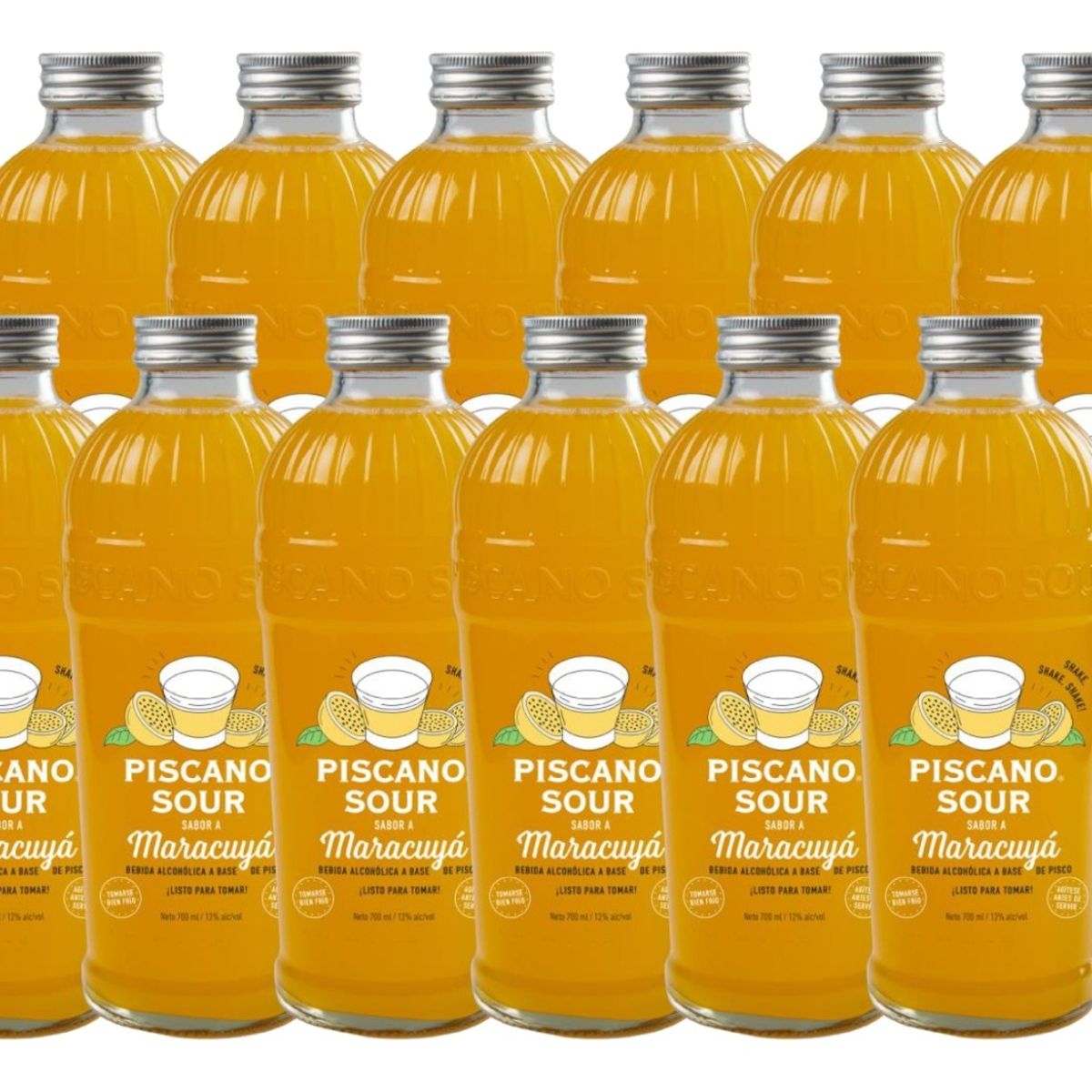 GENERICO - Piscano Sour Maracuya 700 ml - 12 UND
