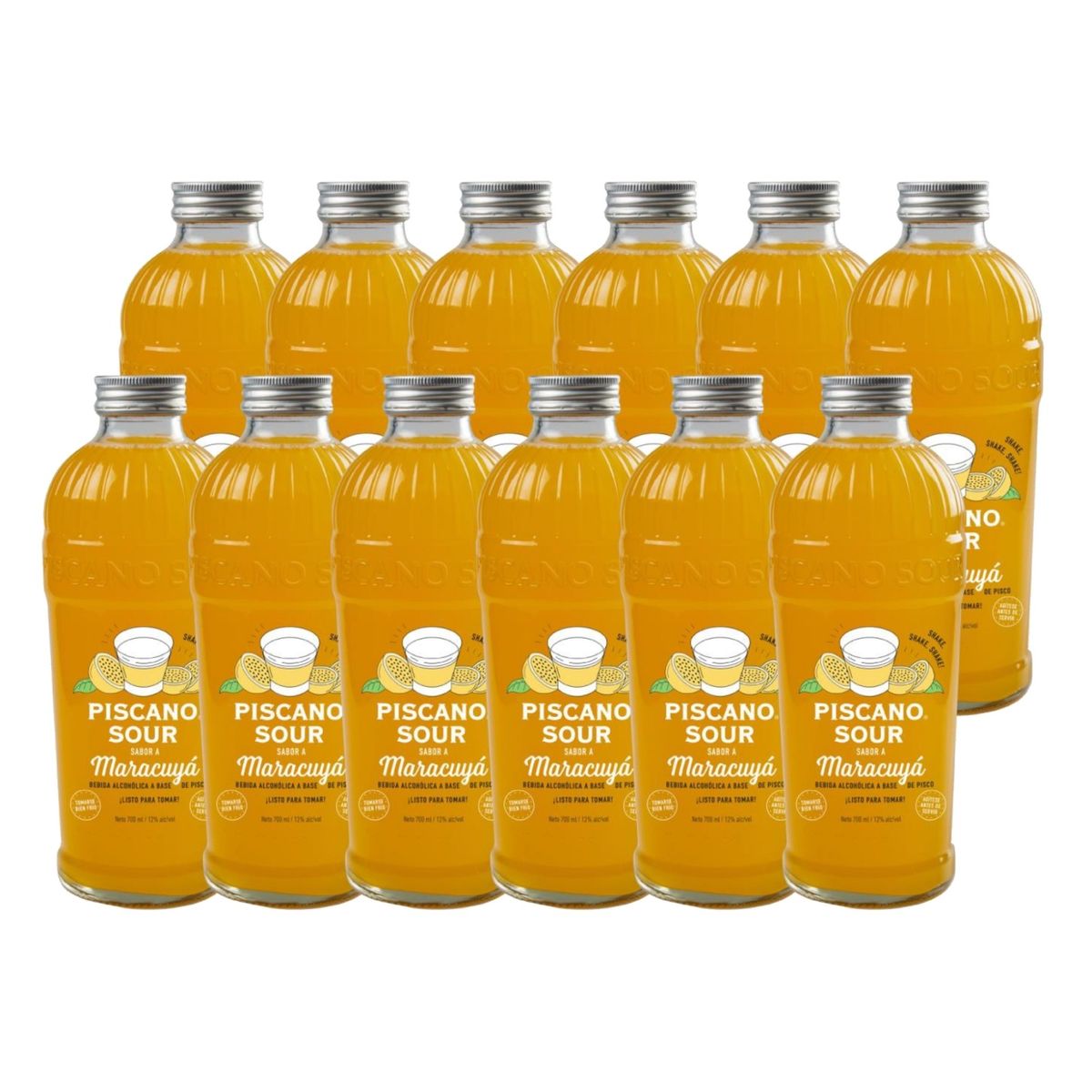 GENERICO - Piscano Sour Maracuya 700 ml - 12 UND