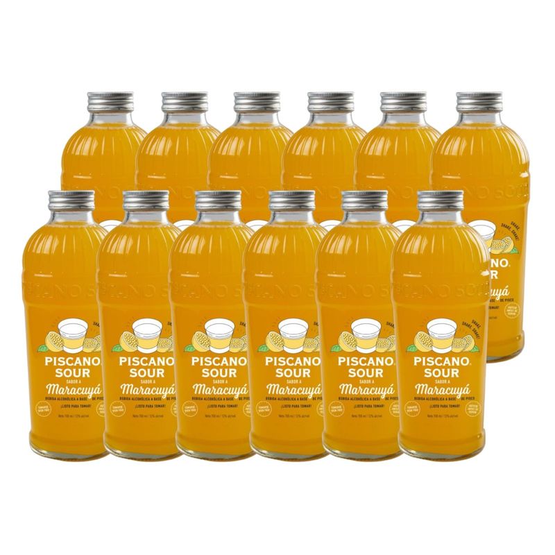 GENERICO - Piscano Sour Maracuya 700 ml - 12 UND