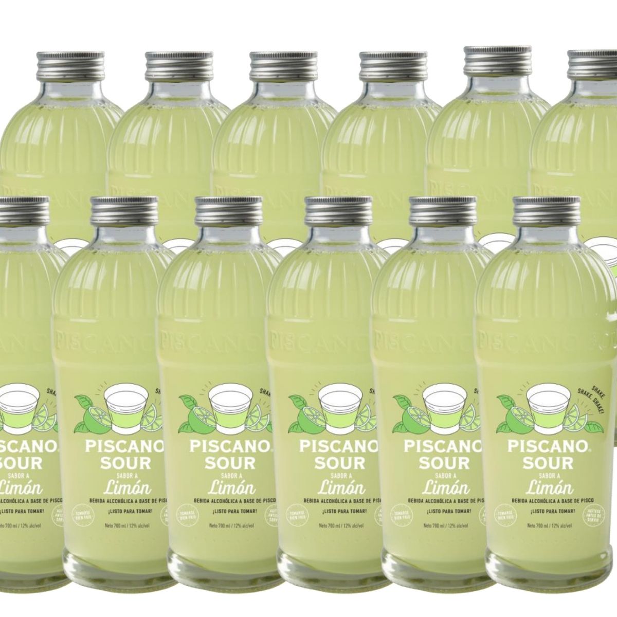 GENERICO - Piscano Sour Limón 700 ml - 12 UND