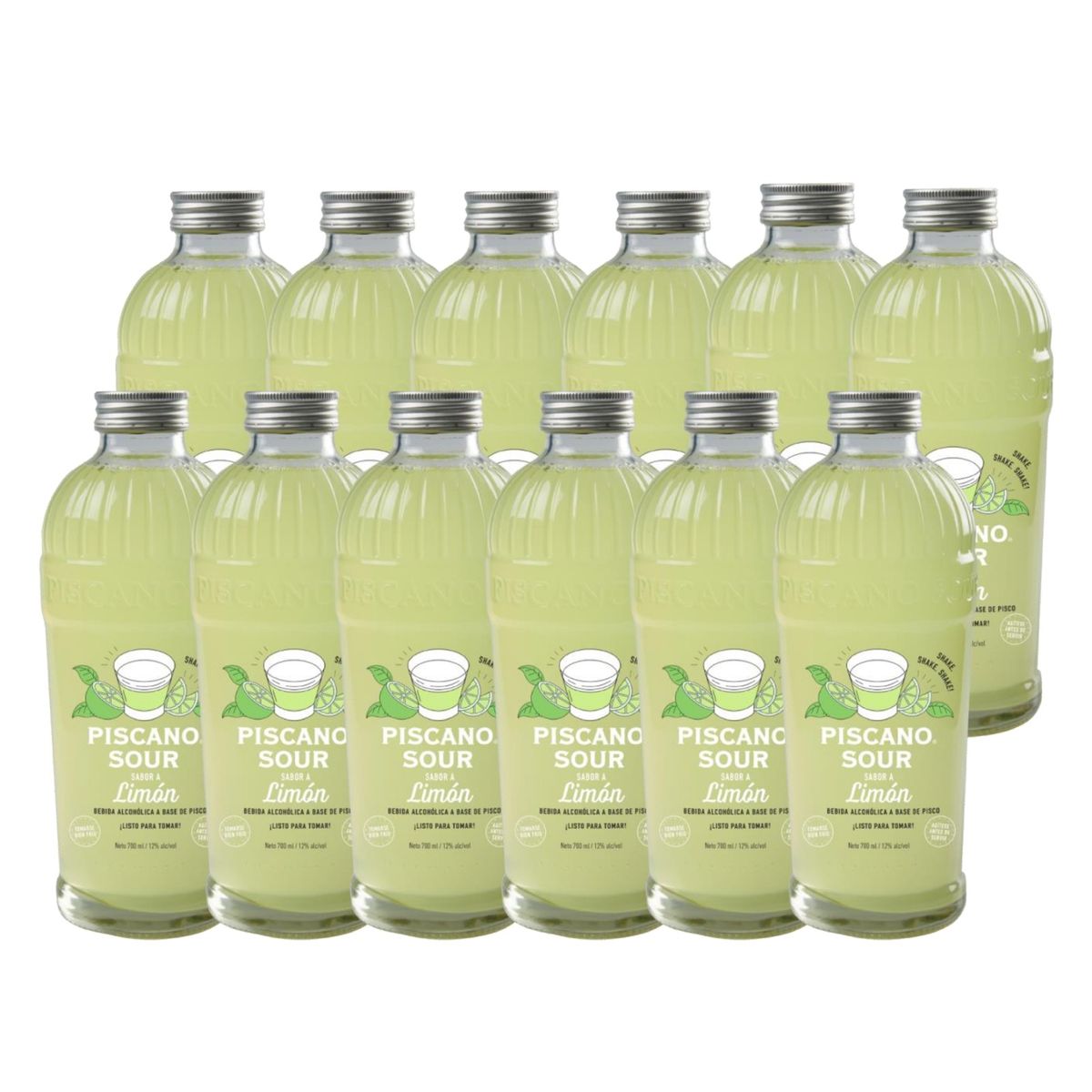 GENERICO - Piscano Sour Limón 700 ml - 12 UND