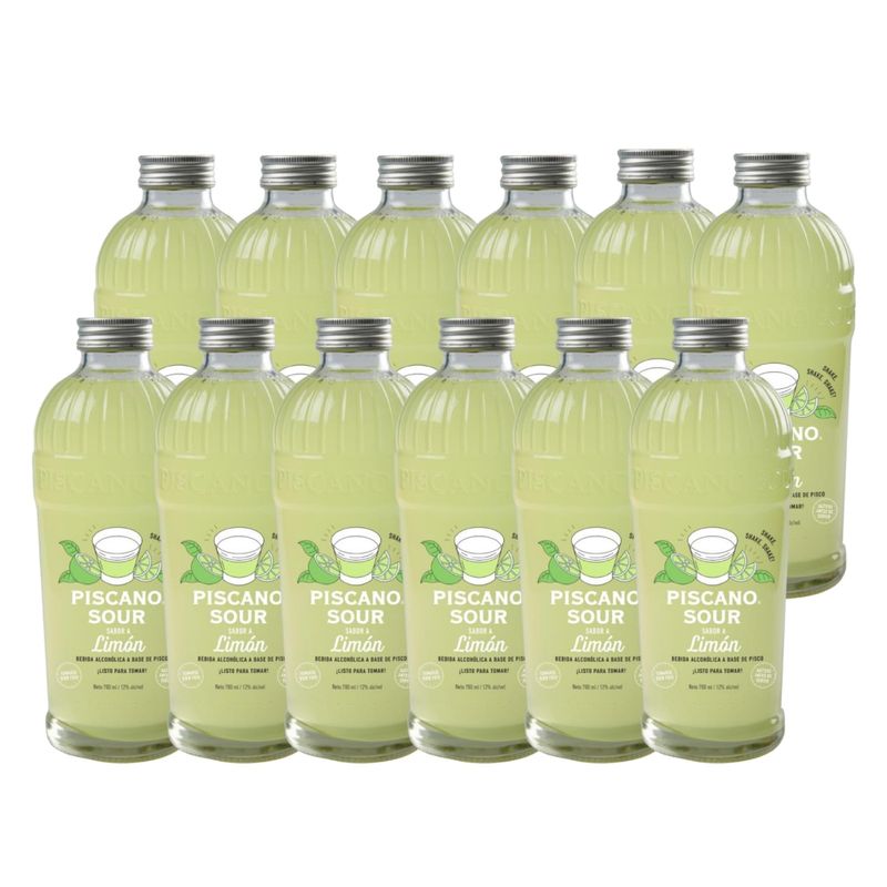 GENERICO - Piscano Sour Limón 700 ml - 12 UND