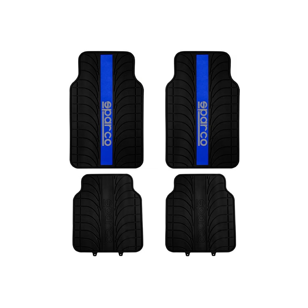 GENERICO - Piso Alfombra Sparco Auto Camioneta Azul Spc1913az