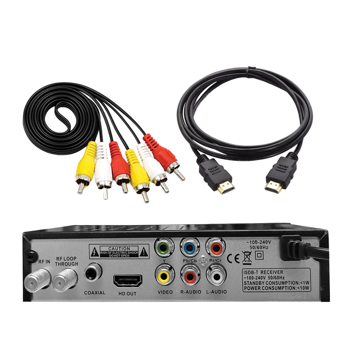 GENERICO - Decodificador TDT + Antena UHF con Conexión HDMI