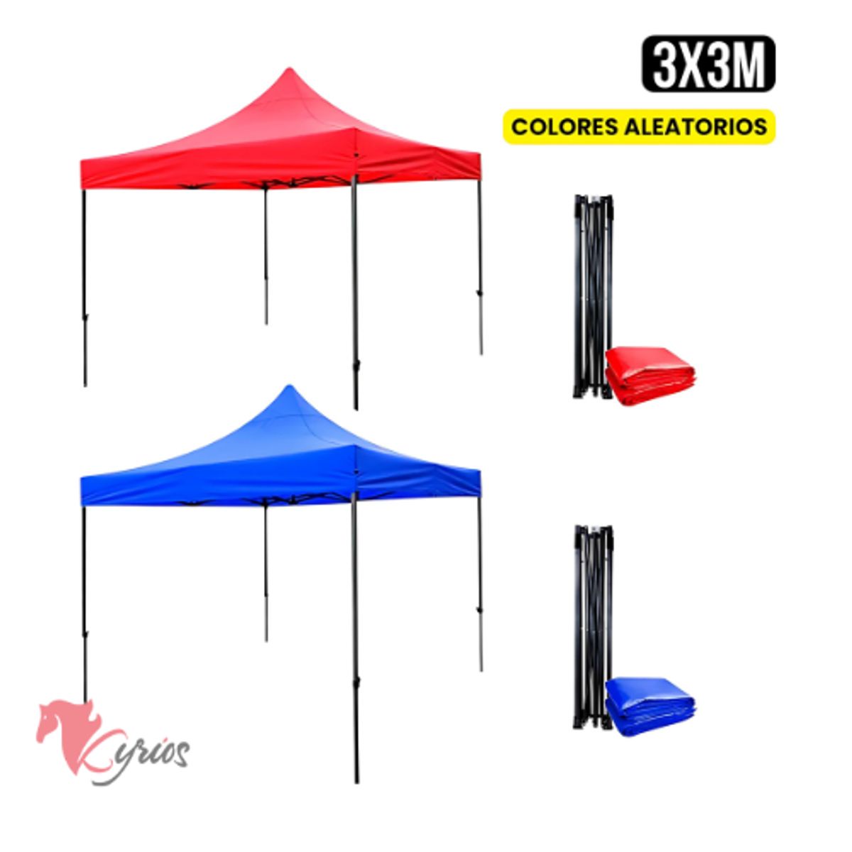 NO LOGO - Toldo Para El aire Libre Color Rojo