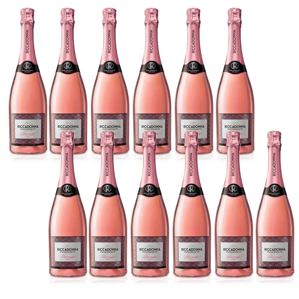 RICCADONNA - Espumante Moscato Rose 750ml - 12 UND
