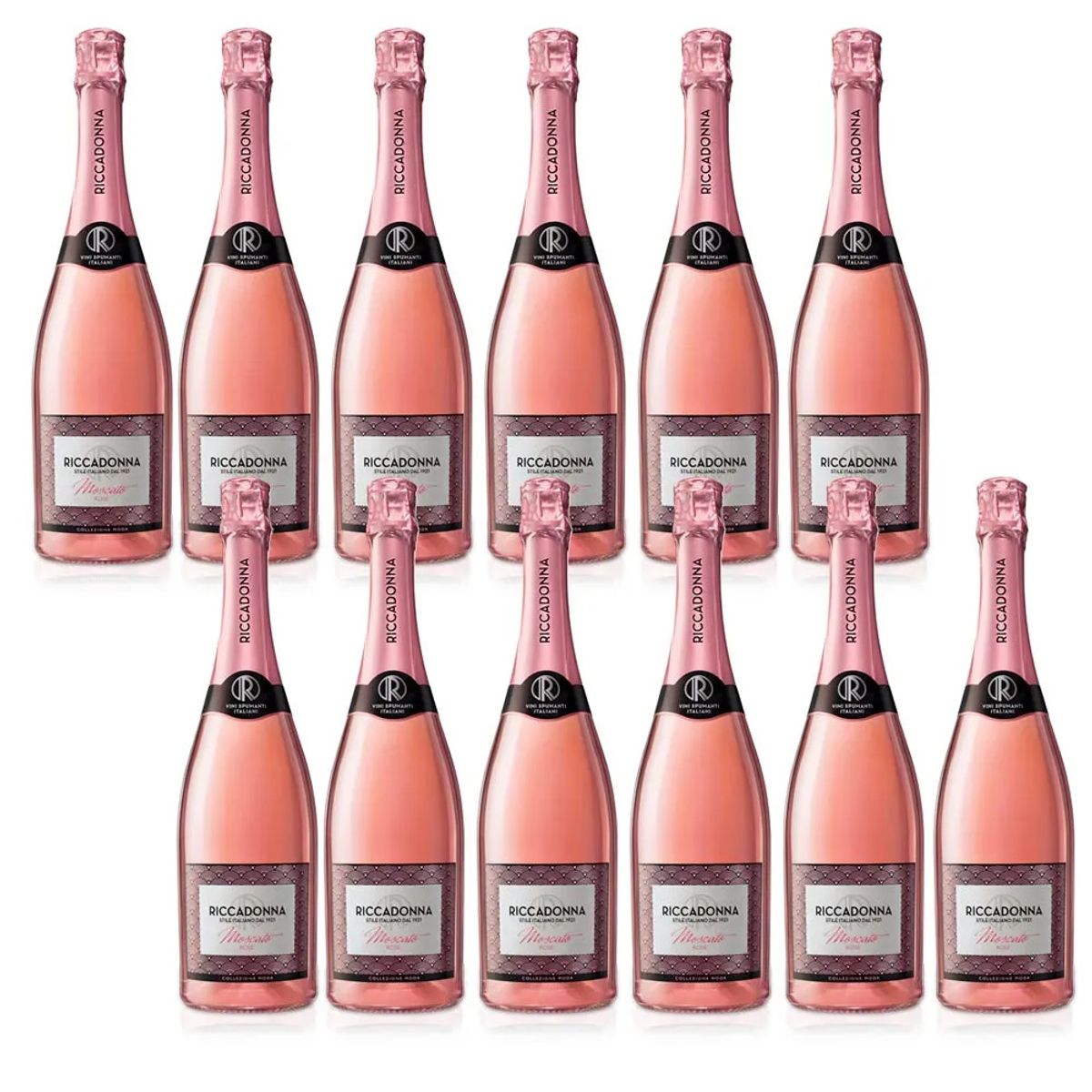 RICCADONNA - Espumante Moscato Rose 750ml - 12 UND