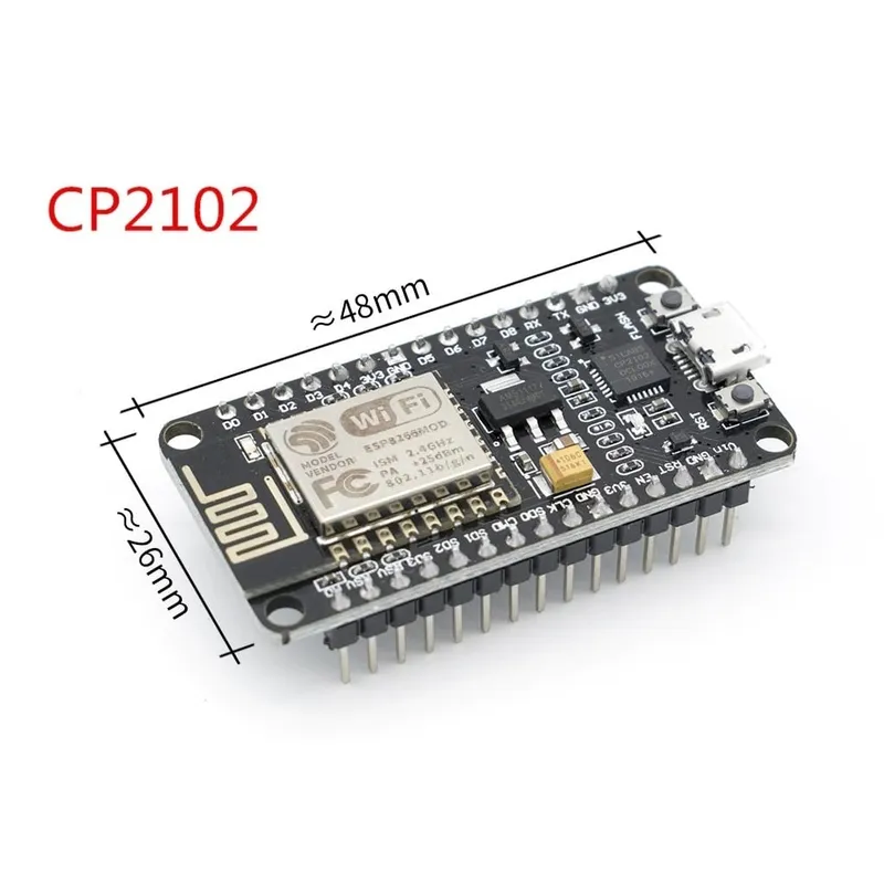 GENERICO - MODULO ESP8266 CP2102 V.02  LUA NODEMCU WIFI PLACA DESAROLLO
