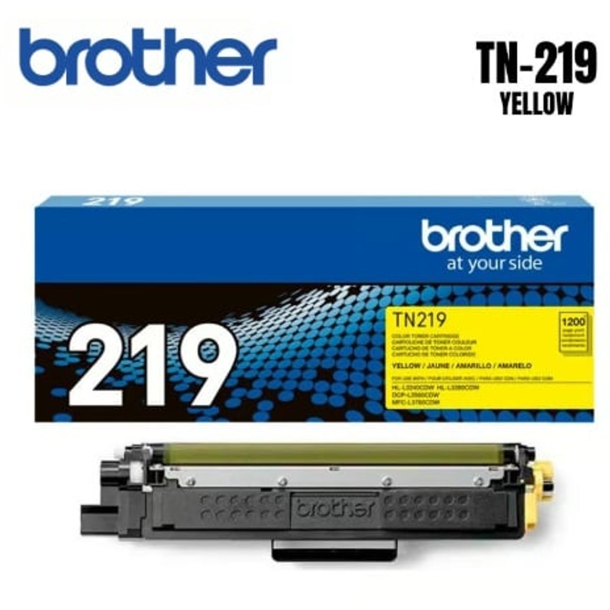BROTHER - Toner Brother TN-219 Yellow 1200 Paginas