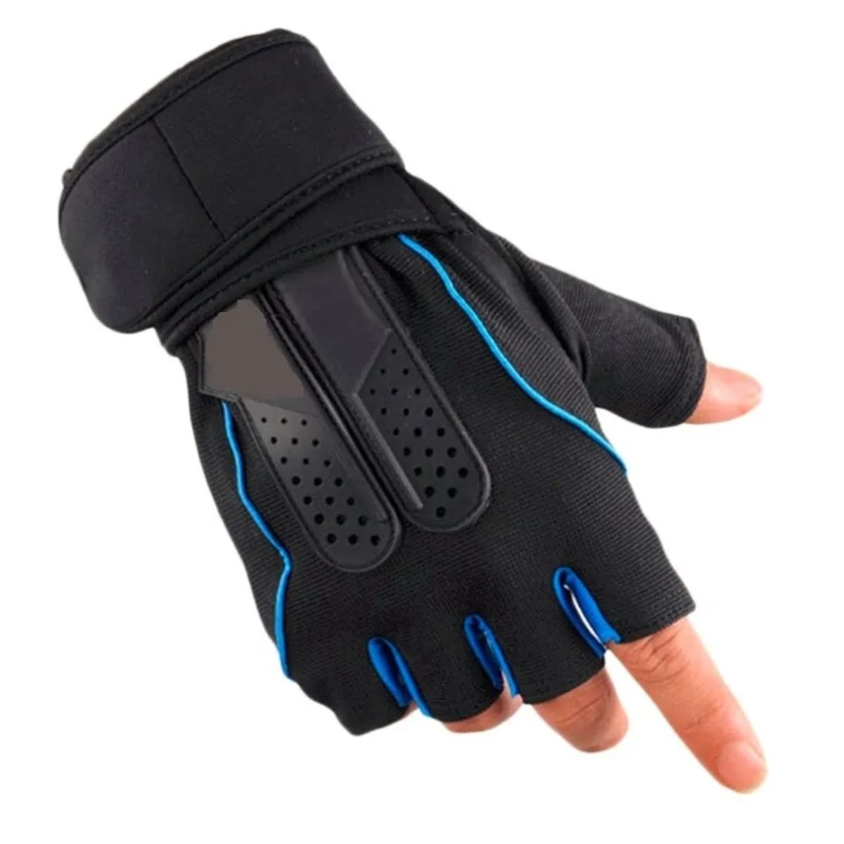 REAL FITNESS PERU - Guantes Deportivos para Gym con Muñequeras Talla XL