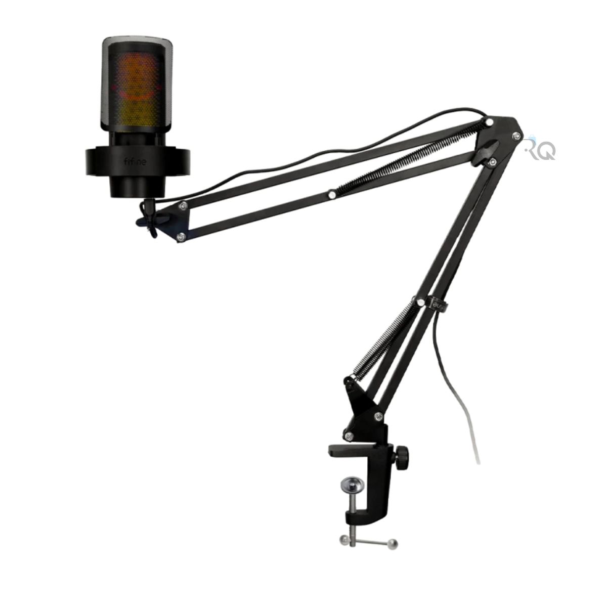 FIFINE - Micrófono Fifine A8T Black con Brazo