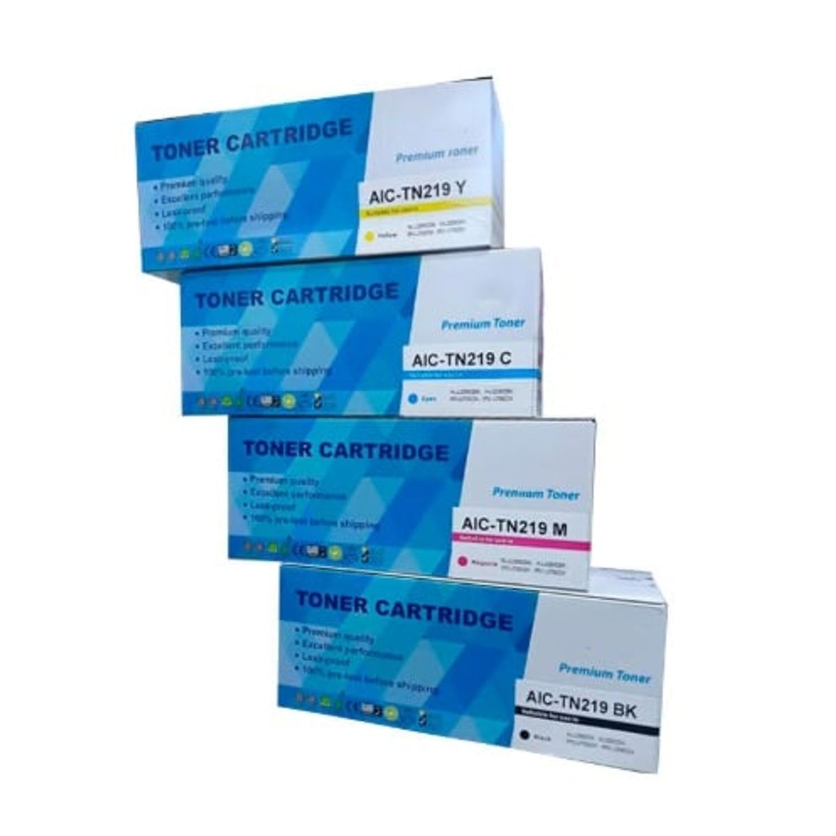 GENERICO - KIT TONER GENERICO BROTHER TN-219 4 COLORES DCP-L3560CDW