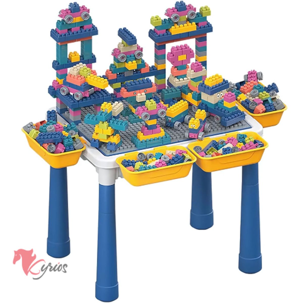 NO LOGO - Mesa Didáctica De 300 PCS Para Niños