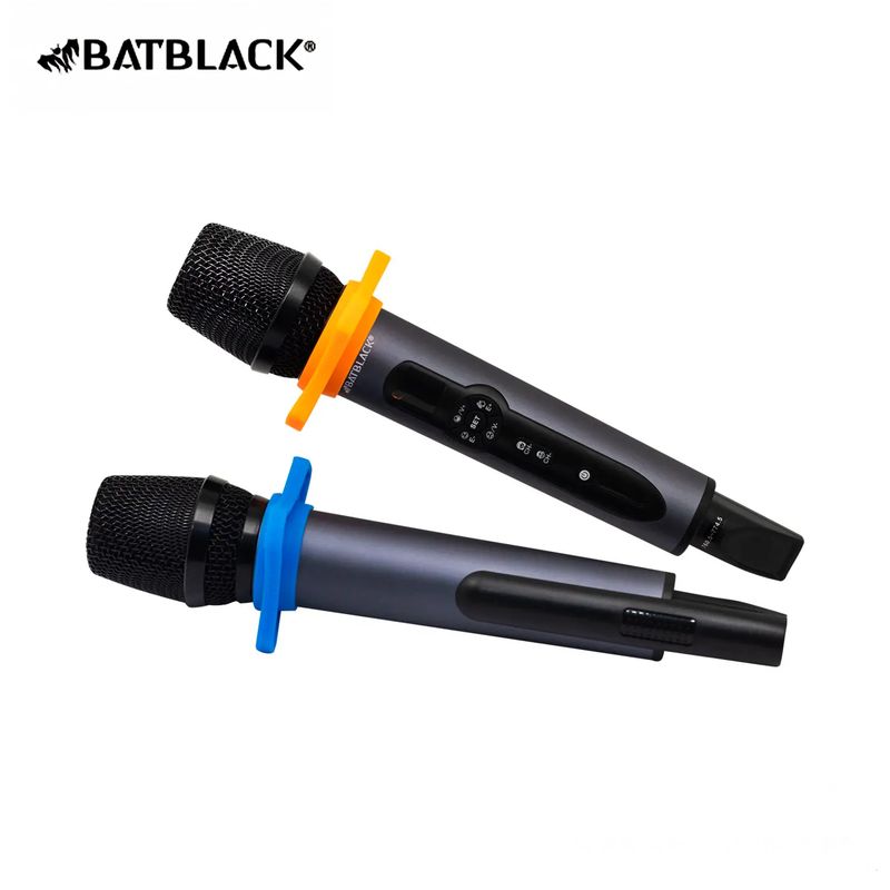 BATBLACK - MICROFONO PROFESIONAL UHF DOBLE INALAMBRICO BATBLACK BT-Q2M