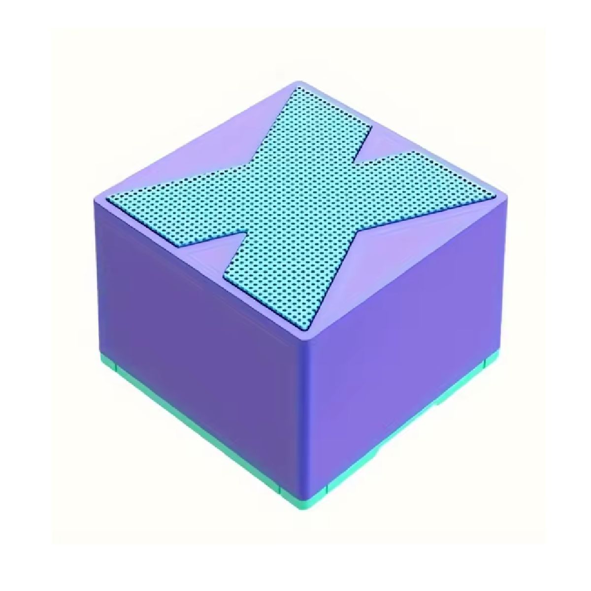 GENERICO - MINI ALTAVOZ X1 BLUETOOTH INALÁMBRICO CON SUBWOOFER INTEGRADO AZUL