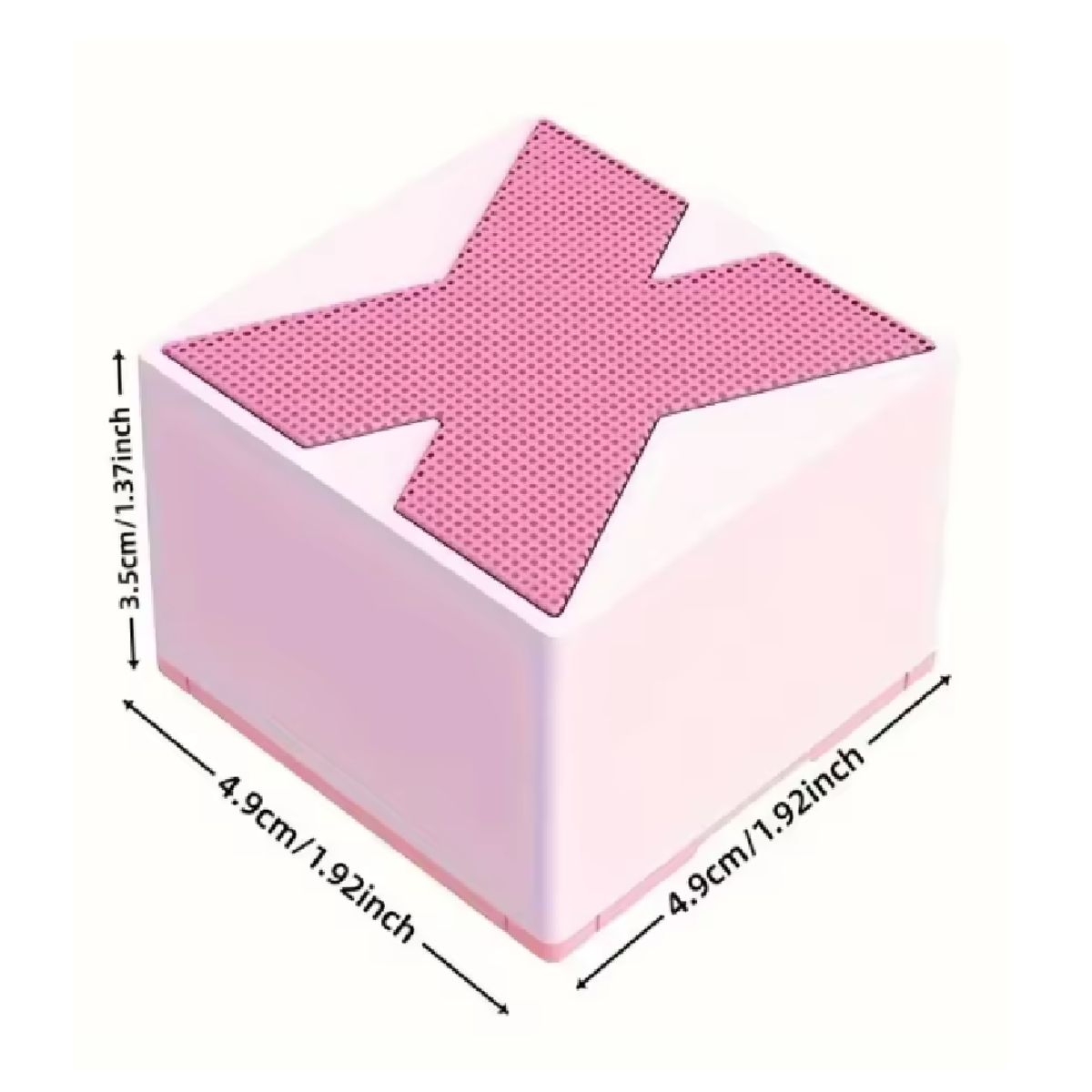 GENERICO - MINI ALTAVOZ X1 BLUETOOTH INALÁMBRICO CON SUBWOOFER INTEGRADO ROSA