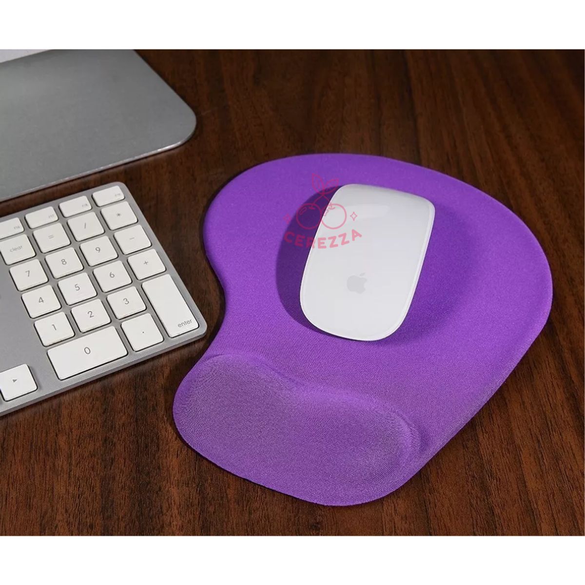 GENERICO - Pad Mouse Ergonómico Con Apoyo En Gel Para La Muñeca Lila