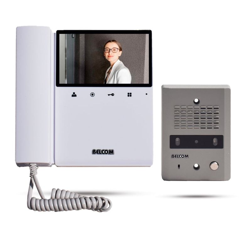 BELCOM - Videoportero a Color LCD de 4.3 Belcom PE-7643