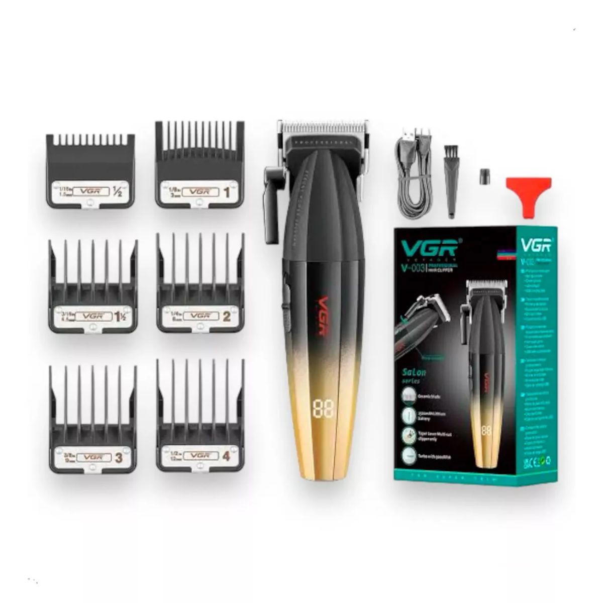 SEISA - Cortababa Afeitadora de Barba Máquina Para Cortar Cabello Inalámbrica