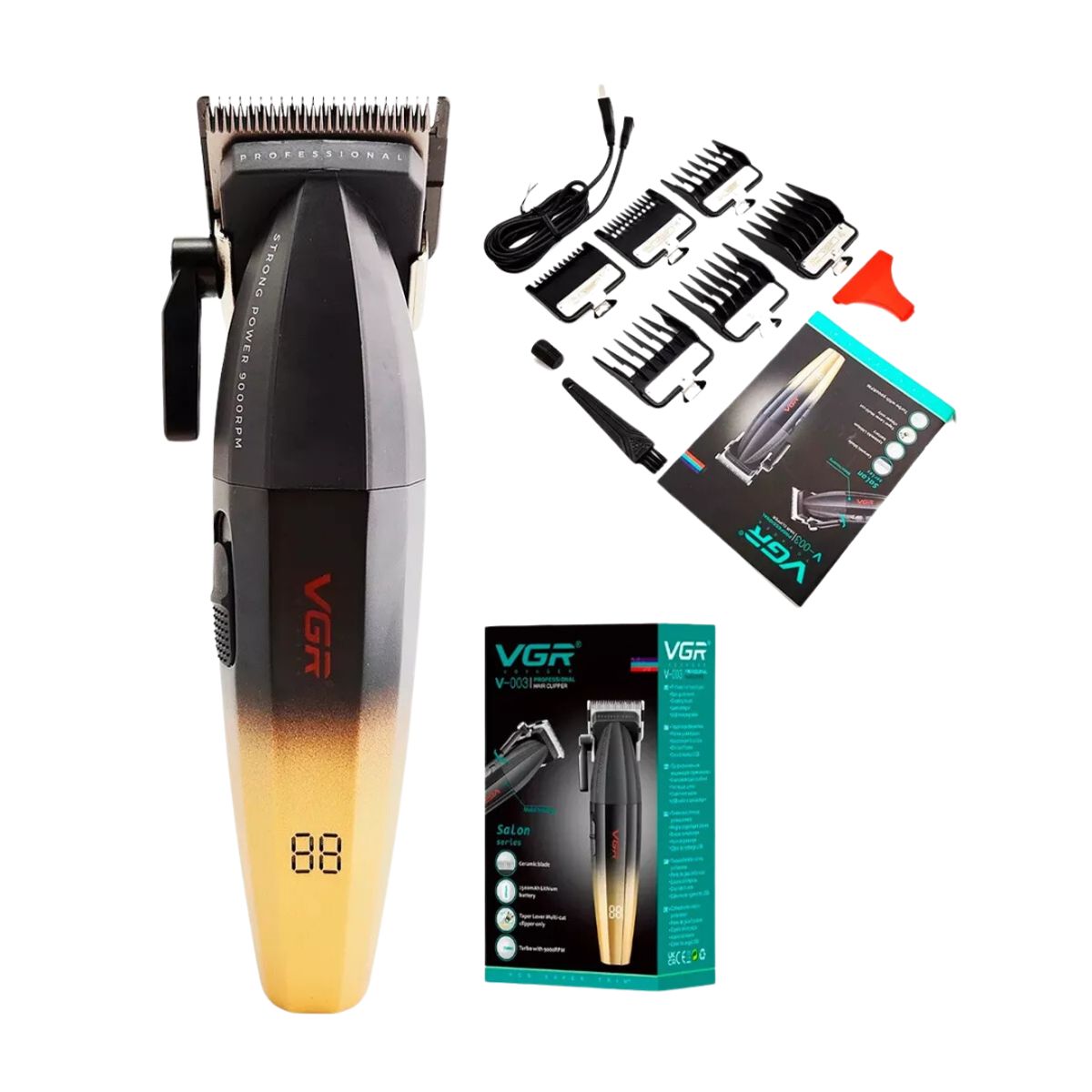 SEISA - Cortababa Afeitadora de Barba Máquina Para Cortar Cabello Inalámbrica