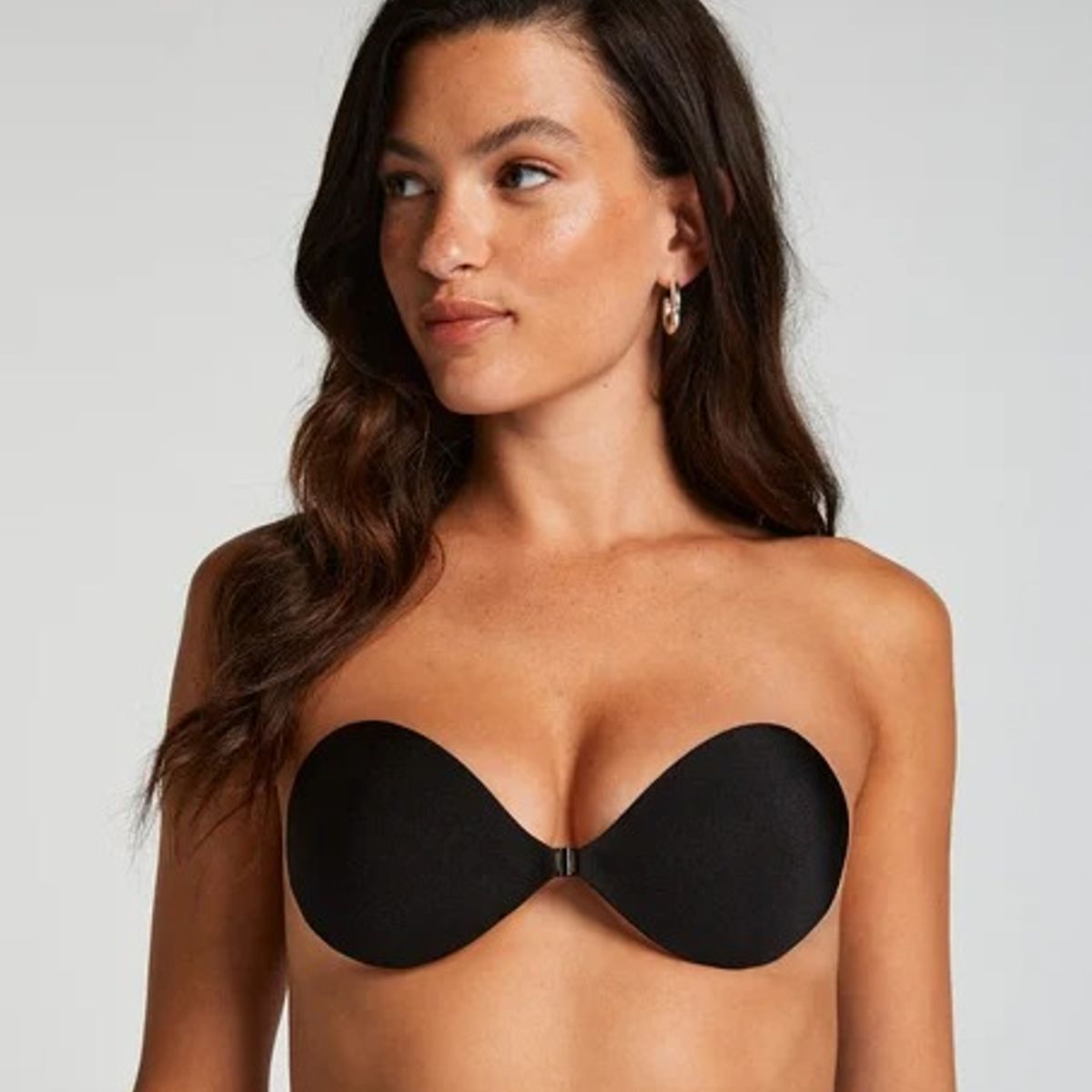 VARIOS - Bra sujetador push up Invisible forma de mano con realce adhesivo