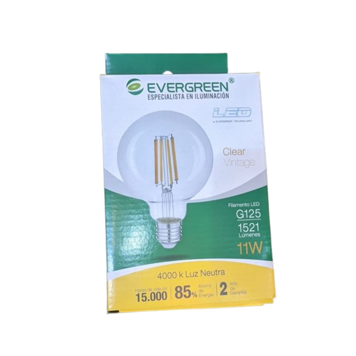 GENERICO - FOCO G125 11W luz neutra  - EVER GREEN